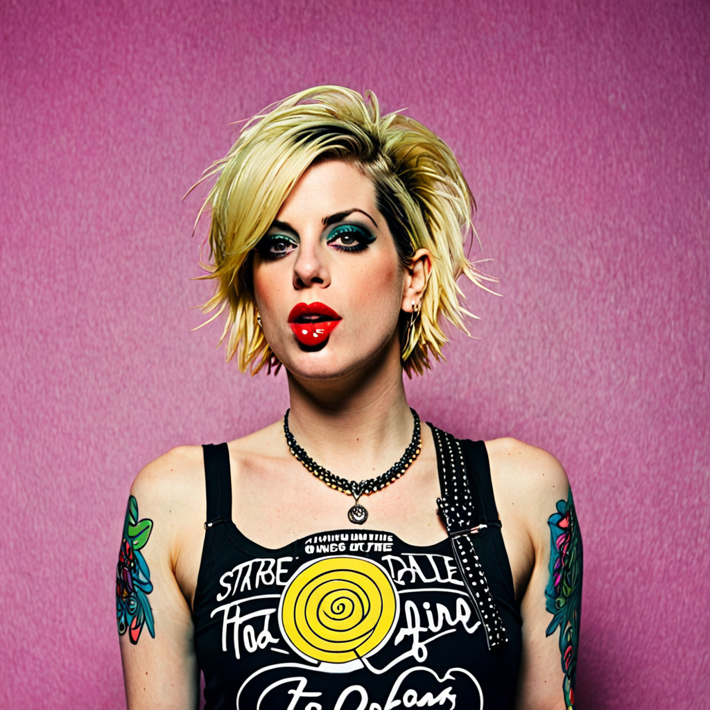 Brody Dalle lollipop fun