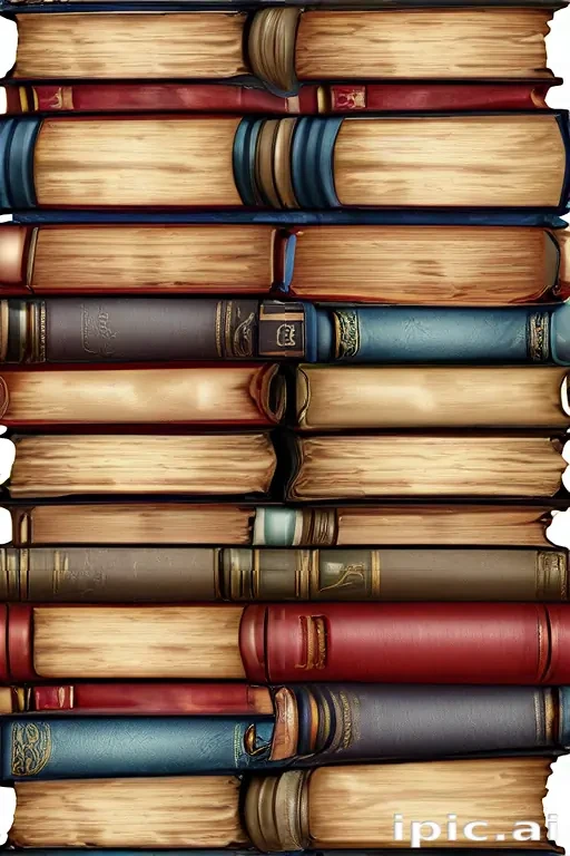 books stacked clipart