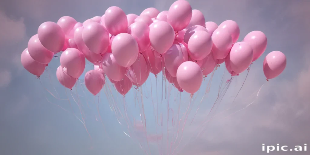 pink balloons png