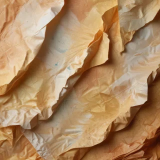 wrinkled paper overlay