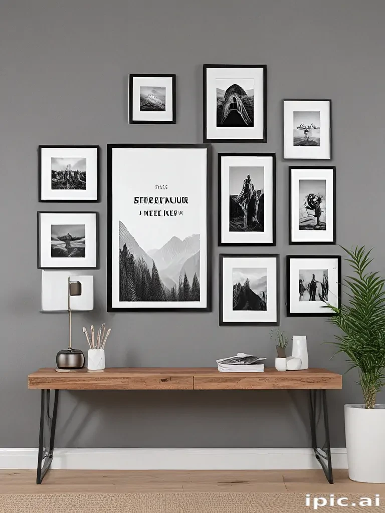 gallery wall mockup