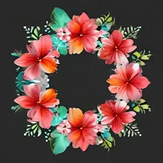 border flower png