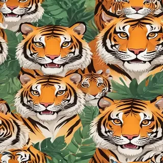 cartoon tigers