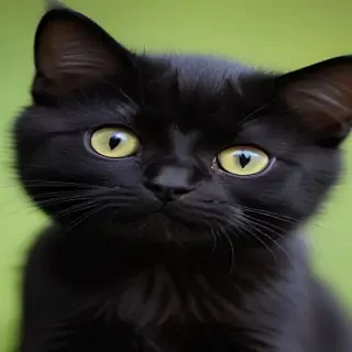 cute black cat wallpaper