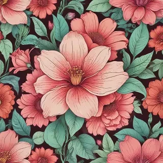 flowers to draw in color
