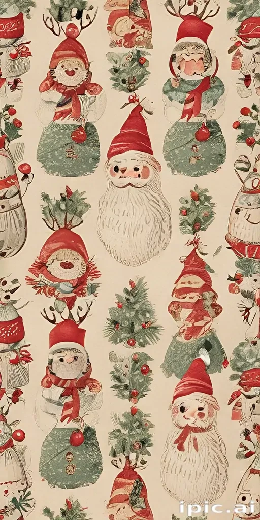 free printable vintage christmas pictures