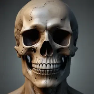 skull face png