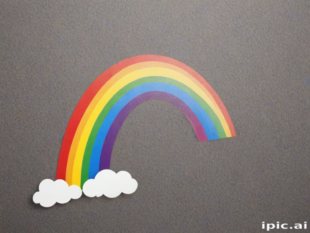 transparent background rainbow clipart