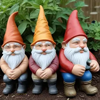 garden gnomes