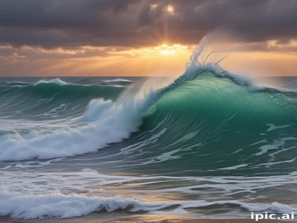 waves transparent