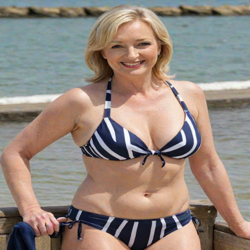 carol kirkwood in a bikini