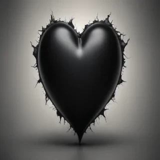 image black heart