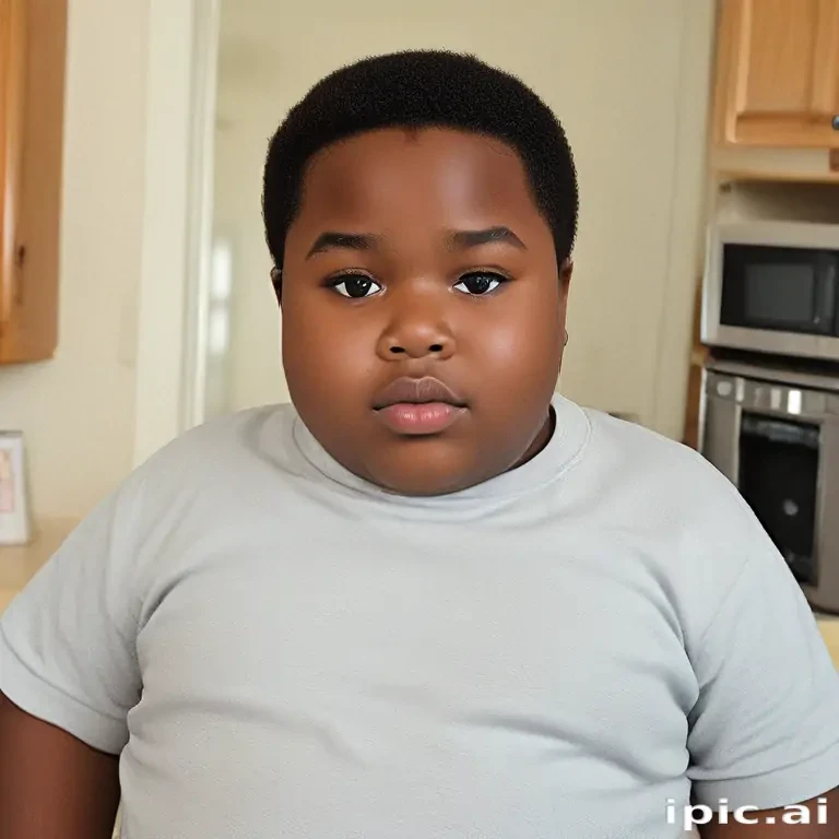 fat black kid