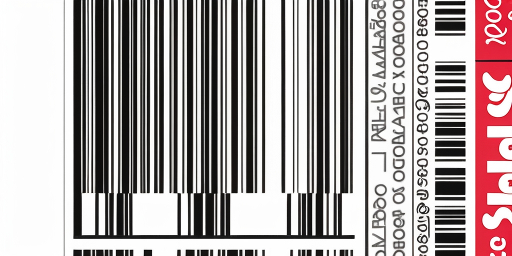Colorful Collection of Various Barcode Labels and Ticket Stubs ...