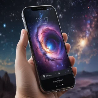 iphone galaxy background