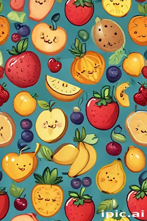 cartoon fruit