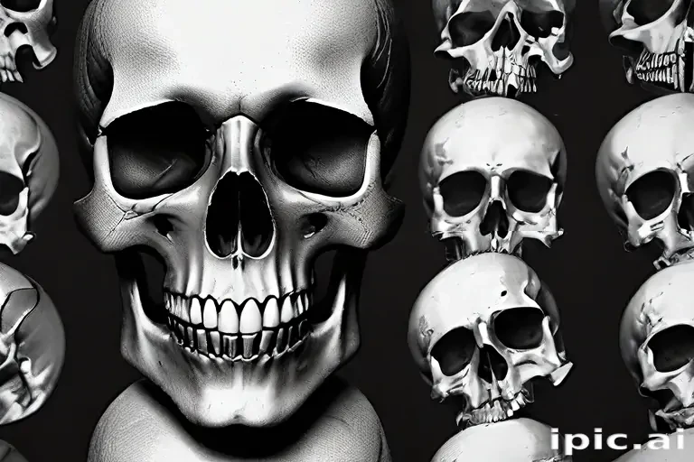 skull background