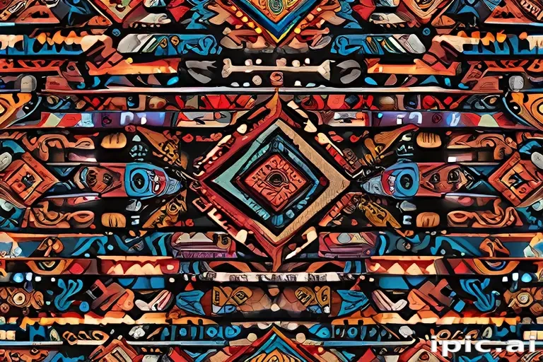 aztec pattern png