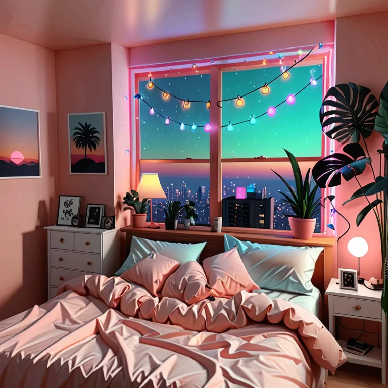 aesthetic bedroom background