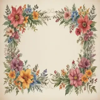 floral page borders