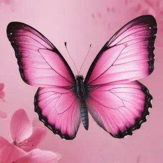 cute pink butterfly wallpaper