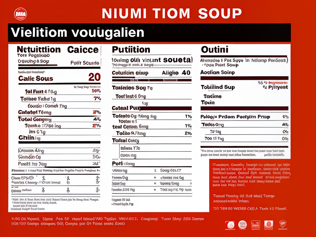 tom yum soup nutritional info