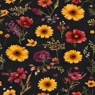 dried flowers png