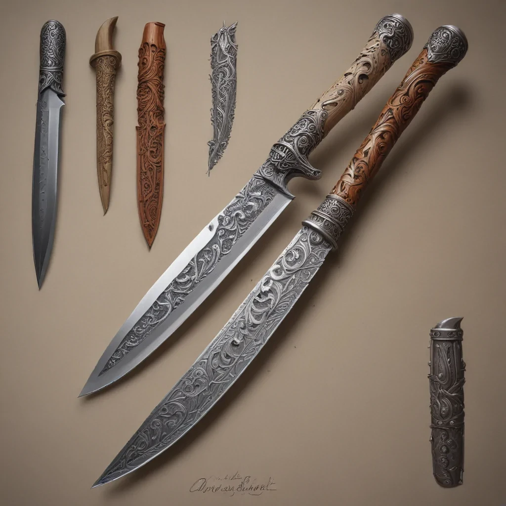 knife drawings