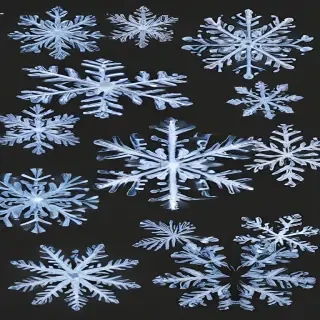 snowflakes png transparent