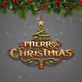 text merry christmas png