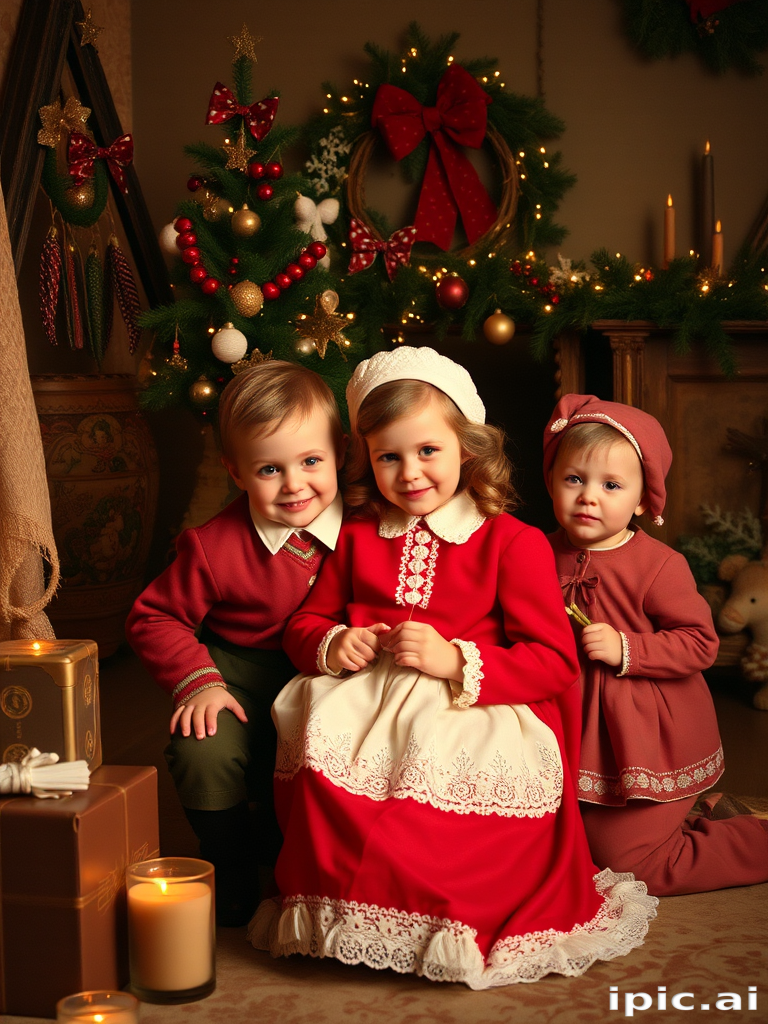 old fashioned christmas pictures