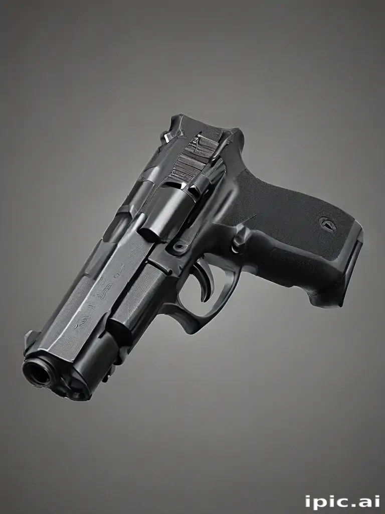 gun no background