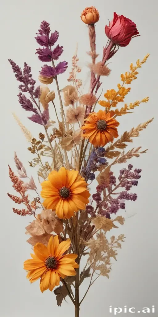dried flowers png
