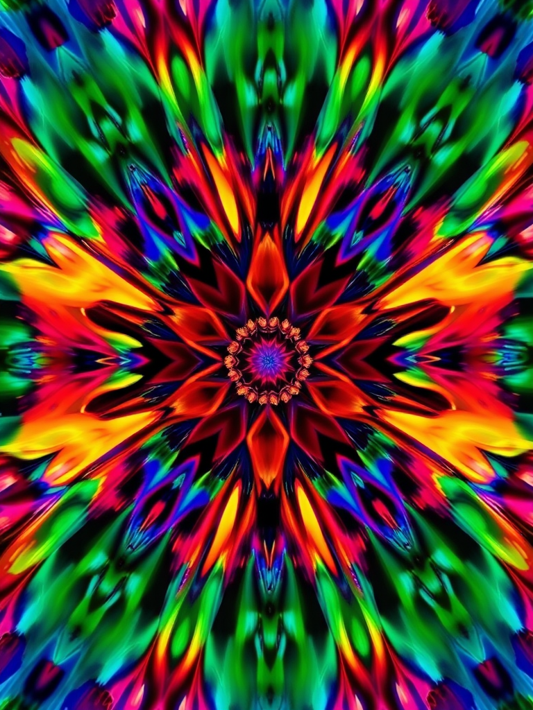 high-resolution abstract pattern design with vibrant colors, camera settings: ISO 100, f/5.6, shutter speed 1/250s, camera view: top-down perspective, camera style: modern digital art photography, camera type: DSLR