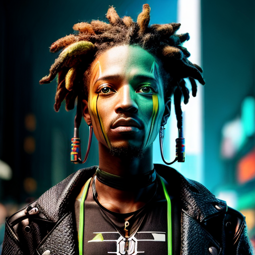 Cyberpunk rasta avec docks