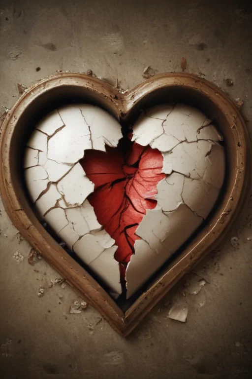 broken heart background