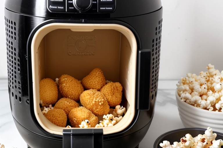 frozen popcorn chicken in air fryer