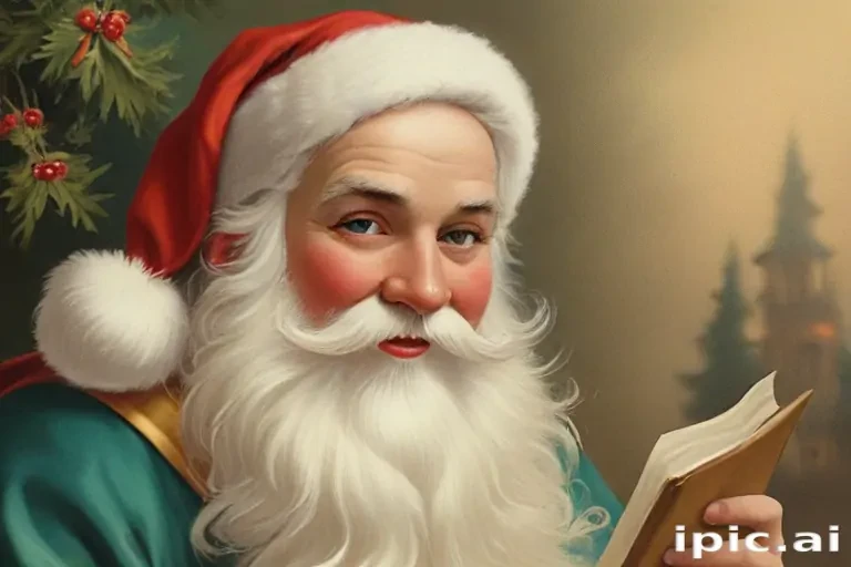 vintage santa images free