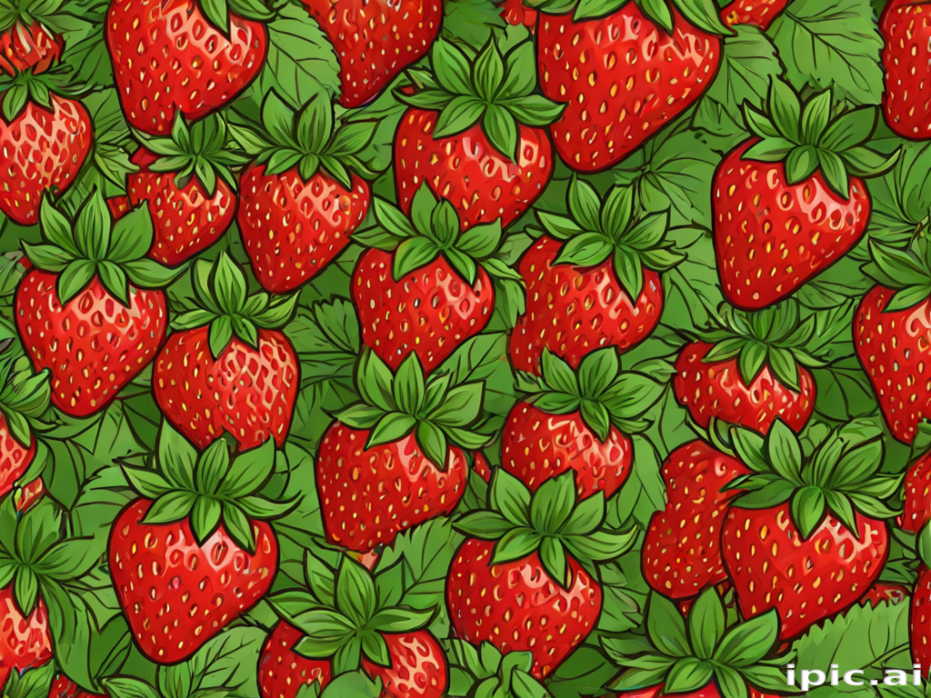 strawberry background