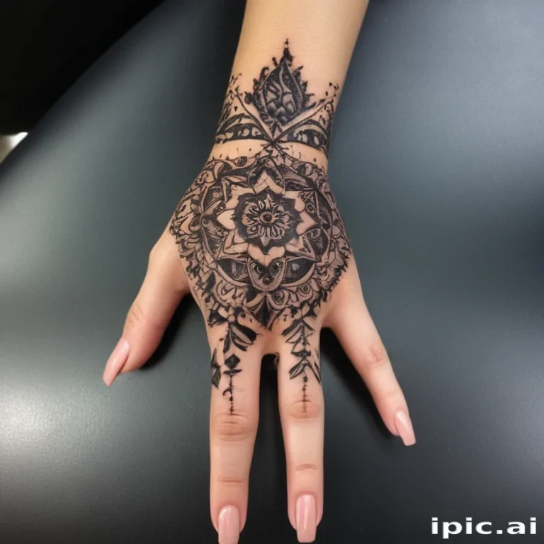 cute hand tattoos for black females