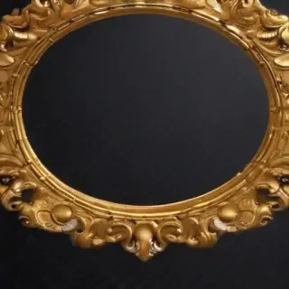 gold frame transparent background
