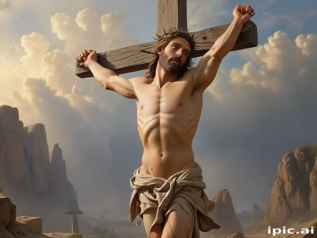 pics of jesus on the cross