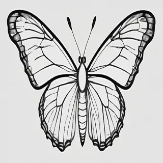 butterfly png outline