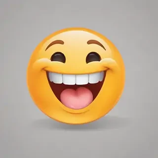 laugh emoji transparent background