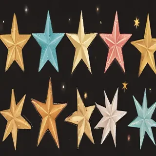christmas stars clip art