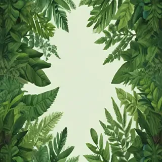 greenery background aesthetic