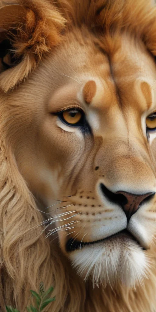 transparent lion