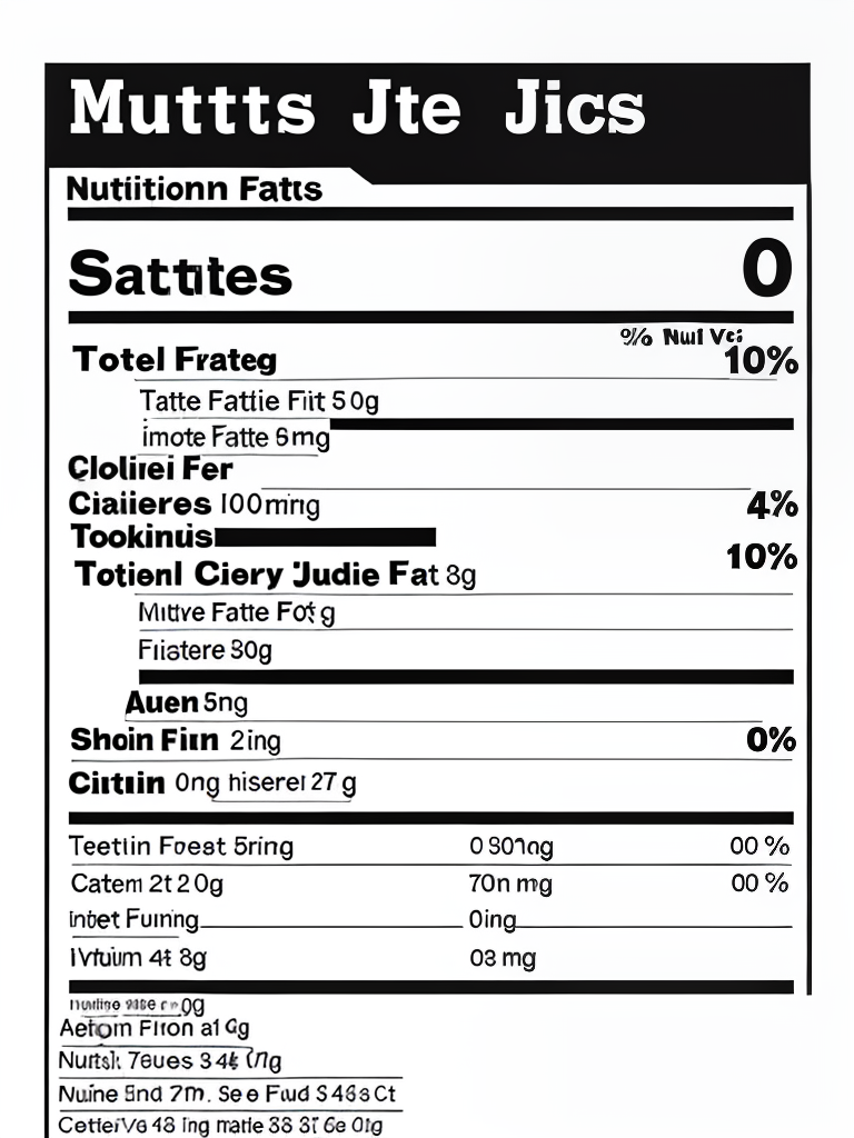mott's apple juice nutrition facts