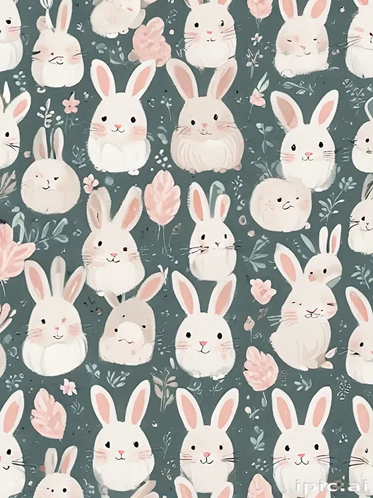 cute bunny background