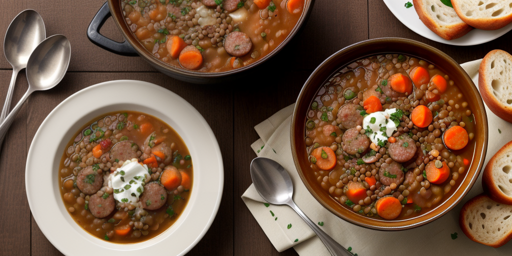 sausage and lentil soup carrabba's recipe